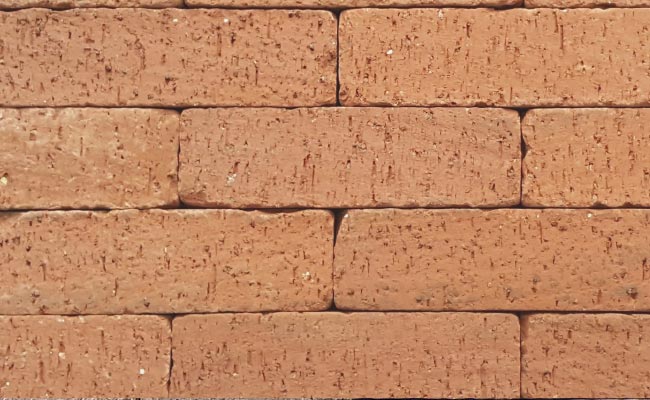 Light orange coloured Spalding - Laid Flat brick pavers